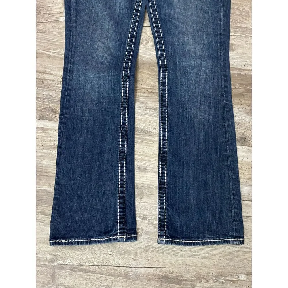 VIGOSS Dallas Slim Boot Cut Jeans Flap Pocket Women’s Size 5/6